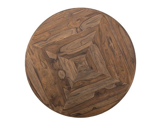 Round Table Top - Almond And Barrel Brown