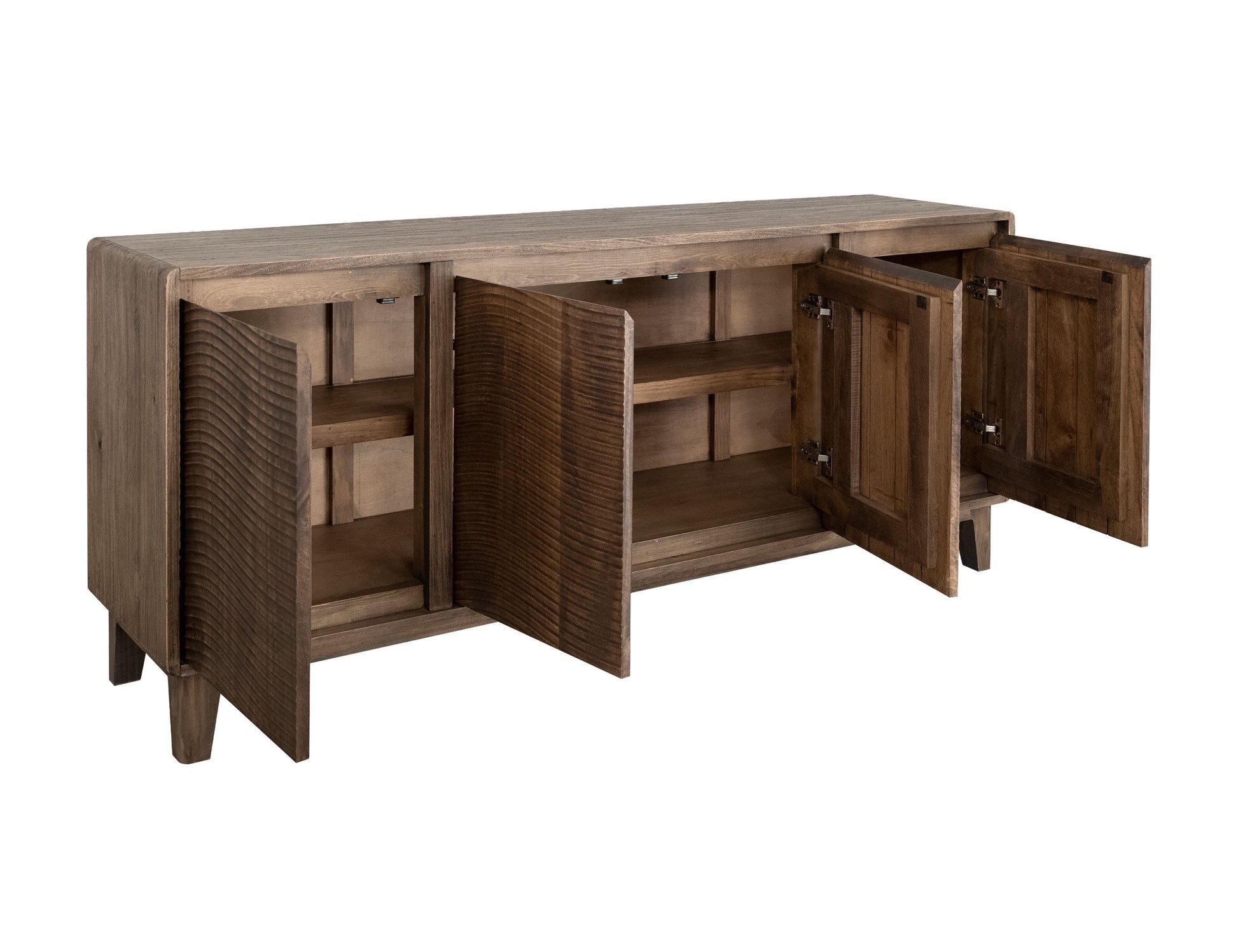 4 Door, Console - Natural Brown