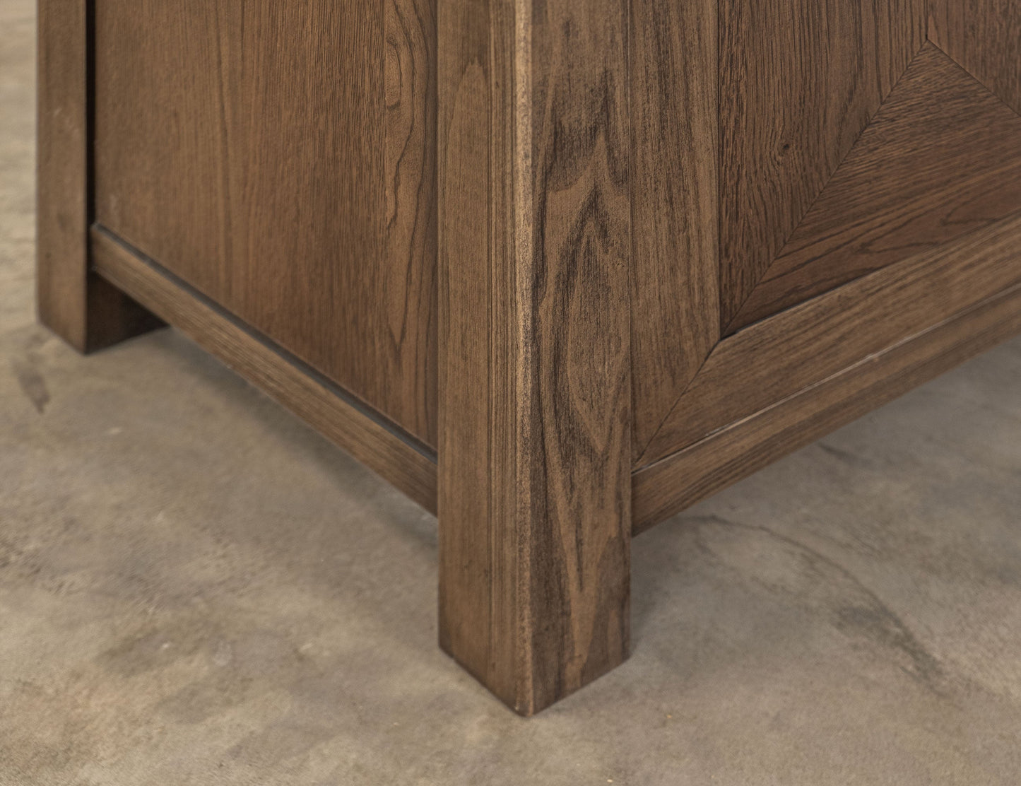 1 Drawer, 2 Door Fireplace TV Stand 70" - Warm Brown