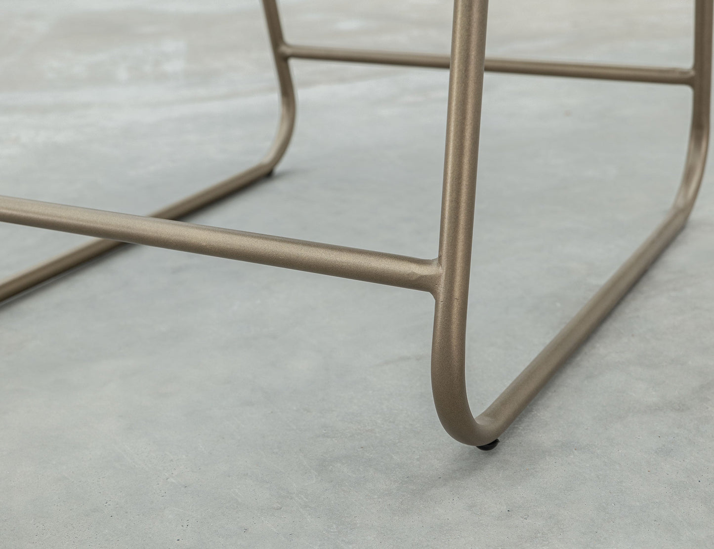 Wooden Frame & Metal Base, 24" Upholstered Barstool - Moss Green