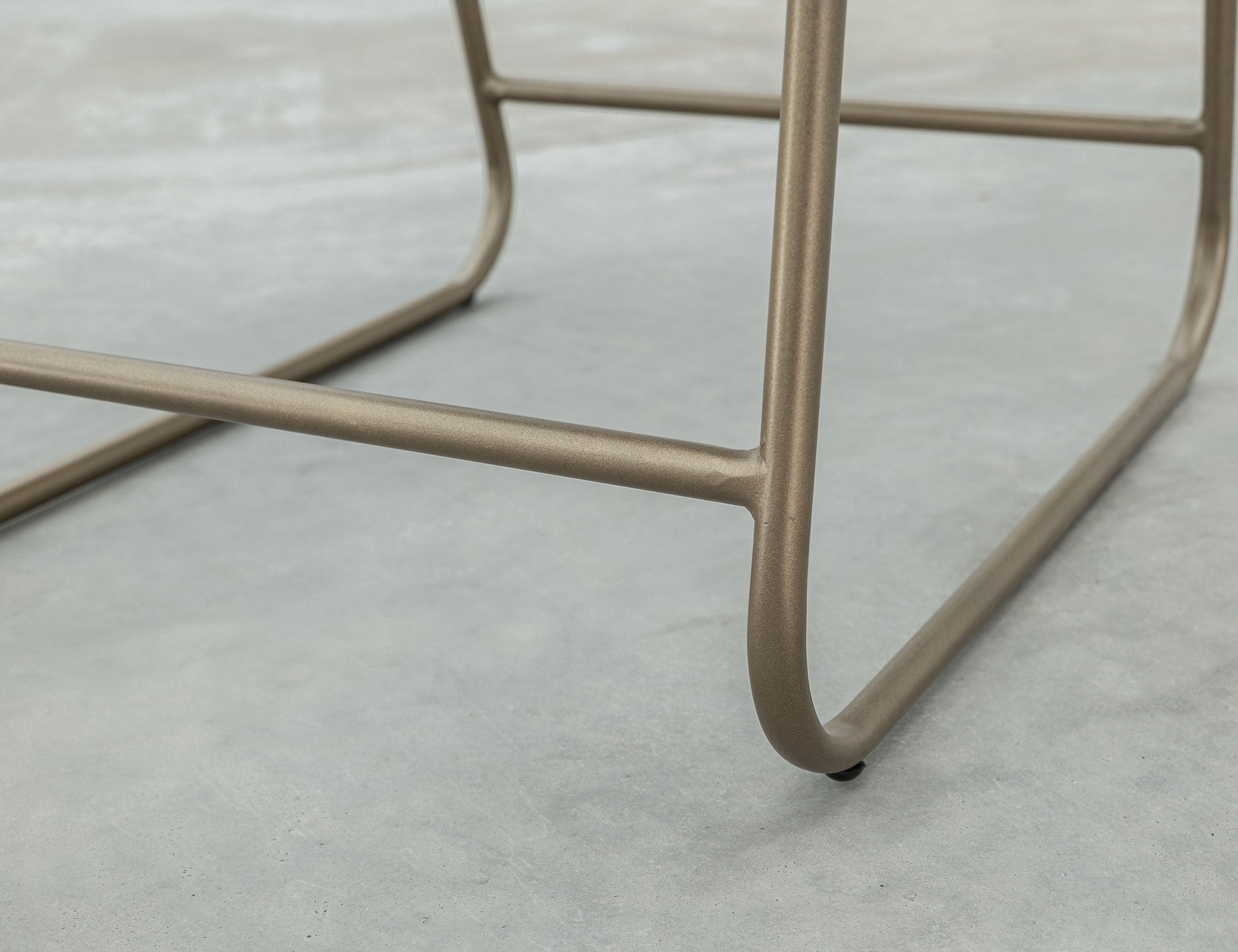 Wooden Frame & Metal Base, 24" Upholstered Barstool - Moss Green