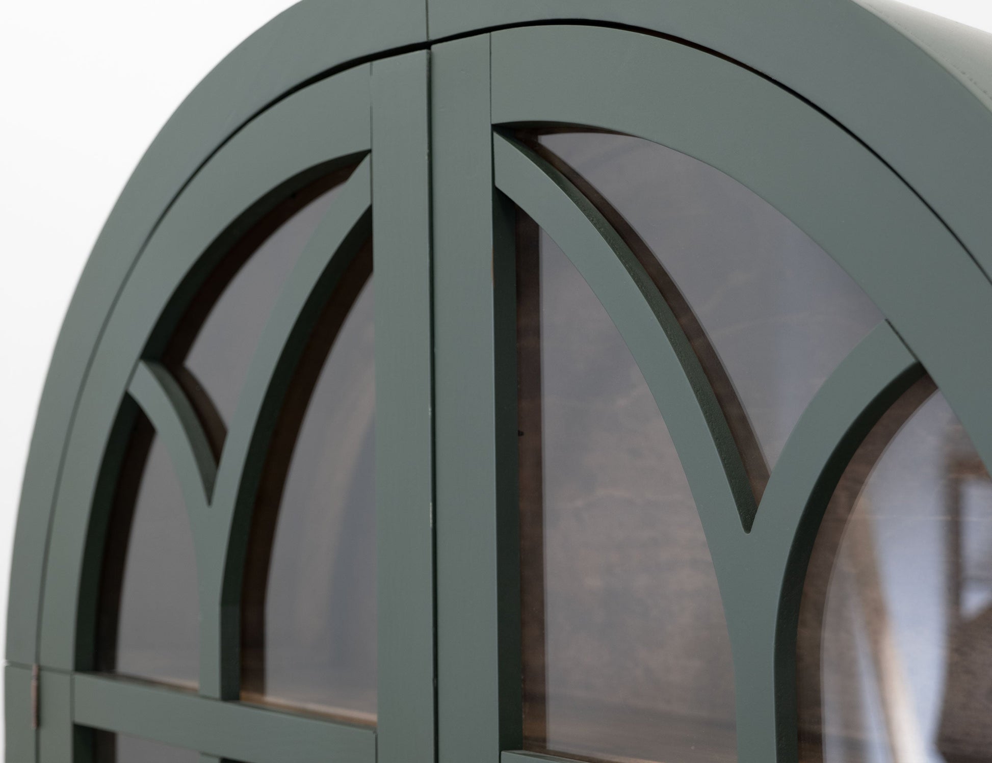 6 Door, Hutch - Moss Green
