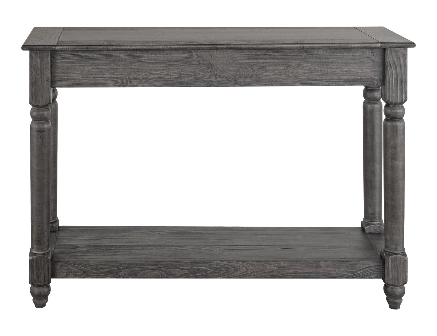 1 Shelf, Sofa Table - Charcoal Black