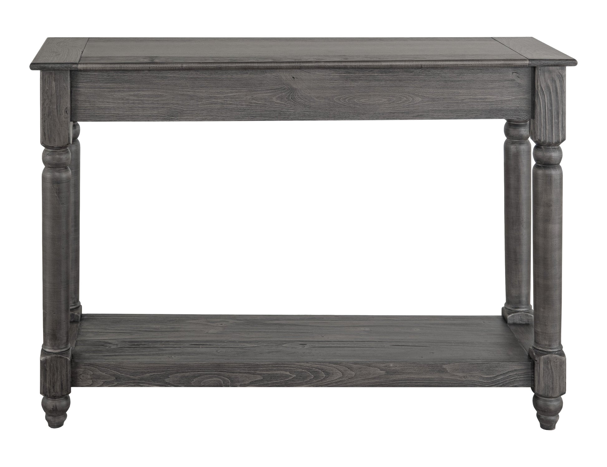 1 Shelf, Sofa Table - Charcoal Black
