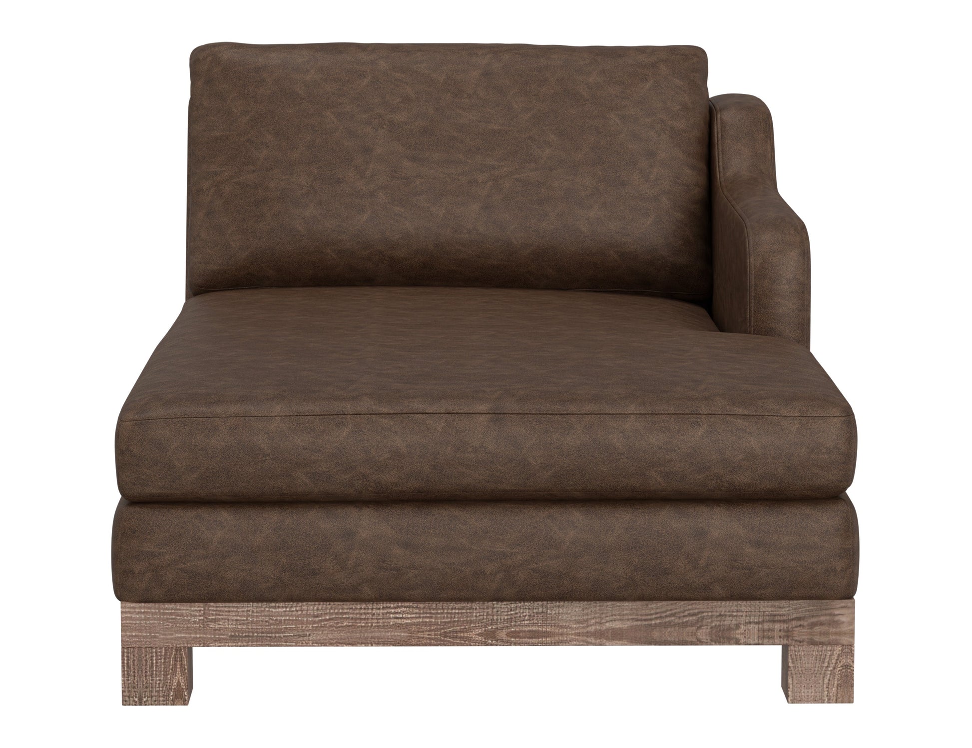 Wooden Frame & Base, Sectional - Chocolate Brown