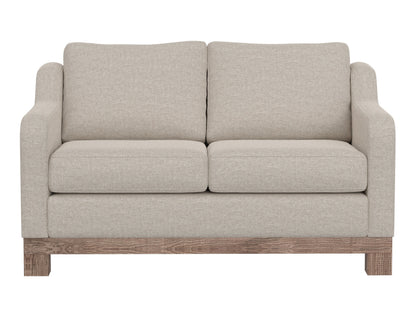 Wooden Frame & Base, Two-Cushion Loveseat - Agreeable Gray