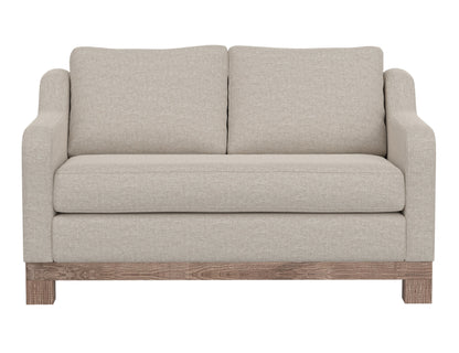 Wooden Frame & Base, Loveseat - Agreeable Gray