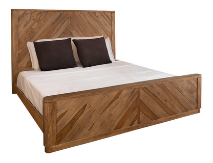 6/6 Platform Eastern King - Almond And Barrel Brown