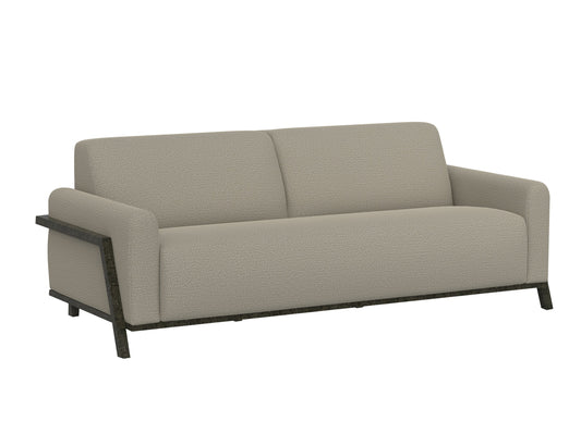 Wooden Frame & Base, Sofa - Almond Gray