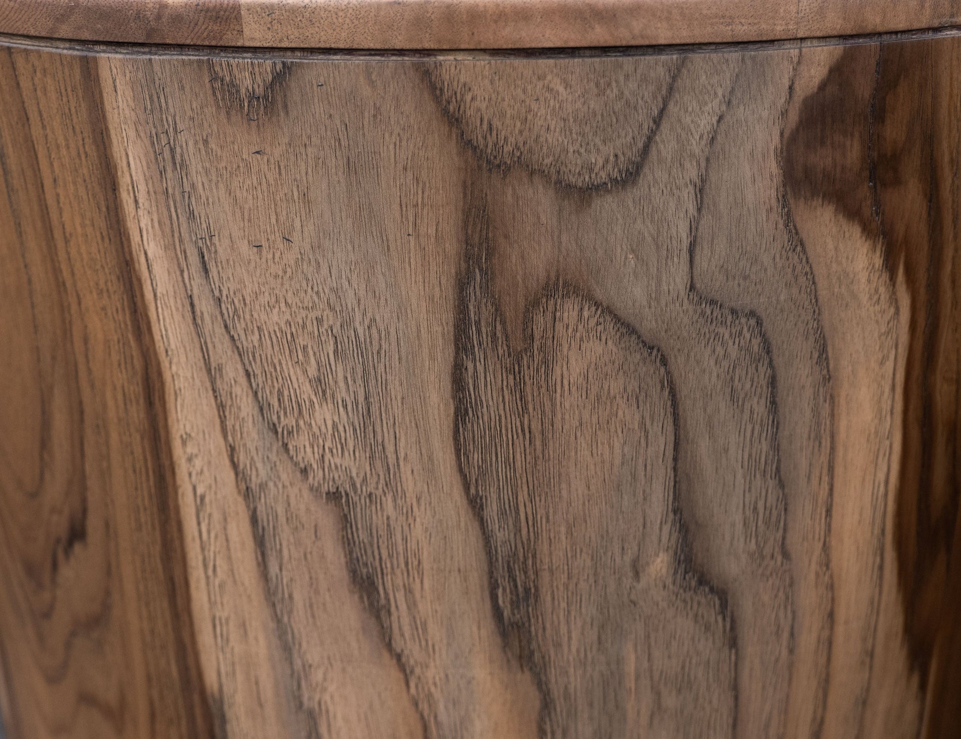 Chairside Table - Almond And Barrel Brown