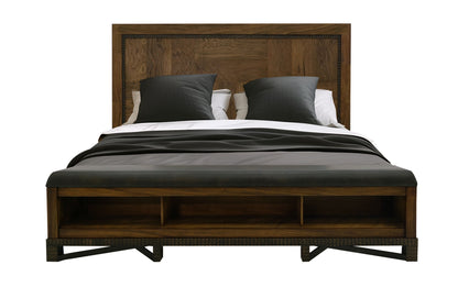 5/0 Queen Rails - Walnut Brown