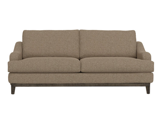 Wooden Frame & Base, Sofa - Brown Camel