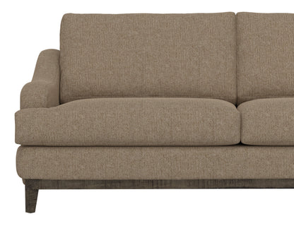 Wooden Frame & Base, Armchair - Brown Camel