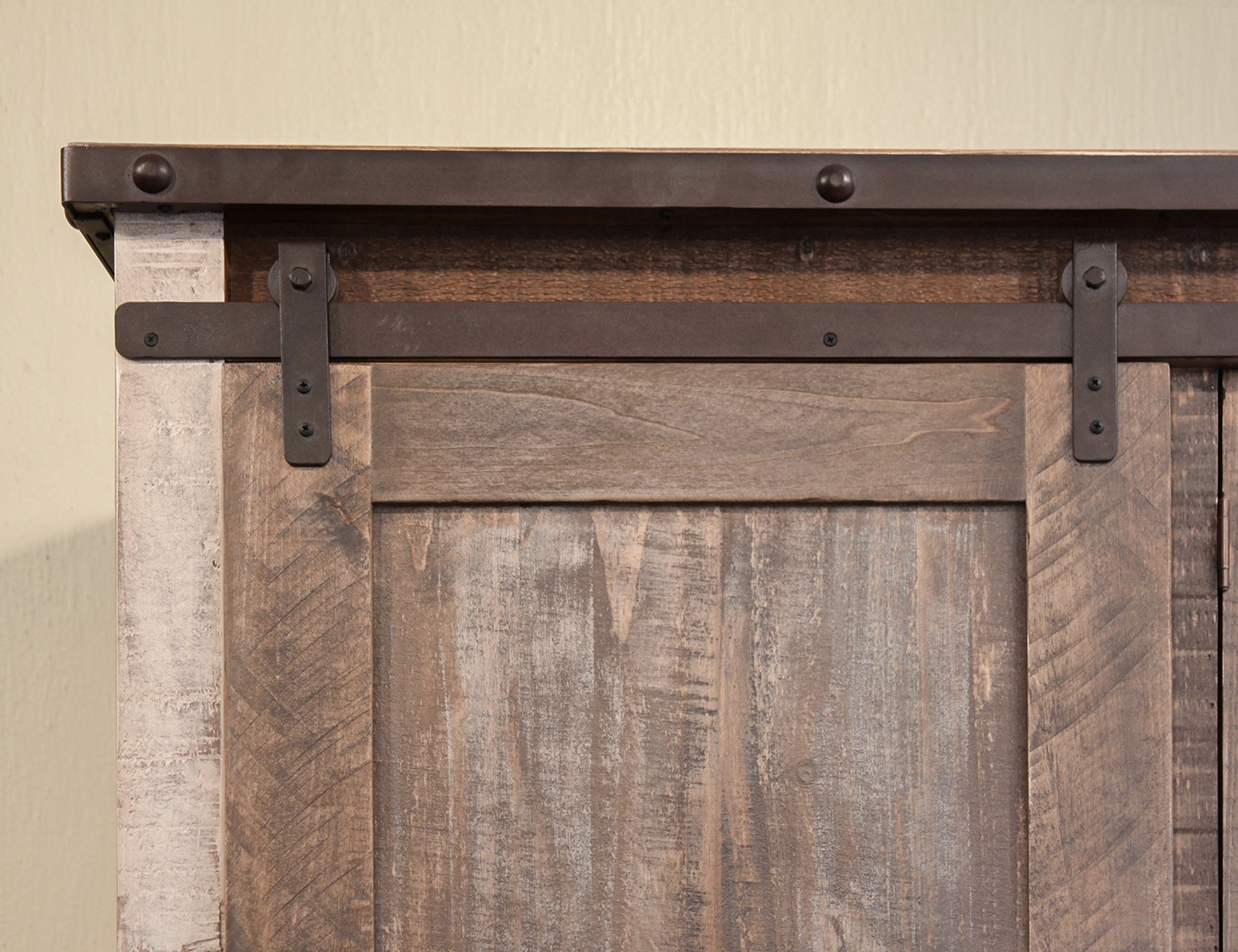 2 Drawer, 1 Sliding Door, 1 Mirror Door Armoire - Multicolor