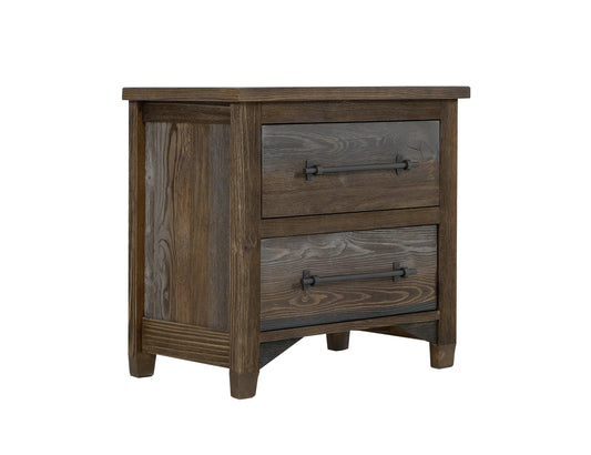 2 Drawer, Nightstand - Multicolor