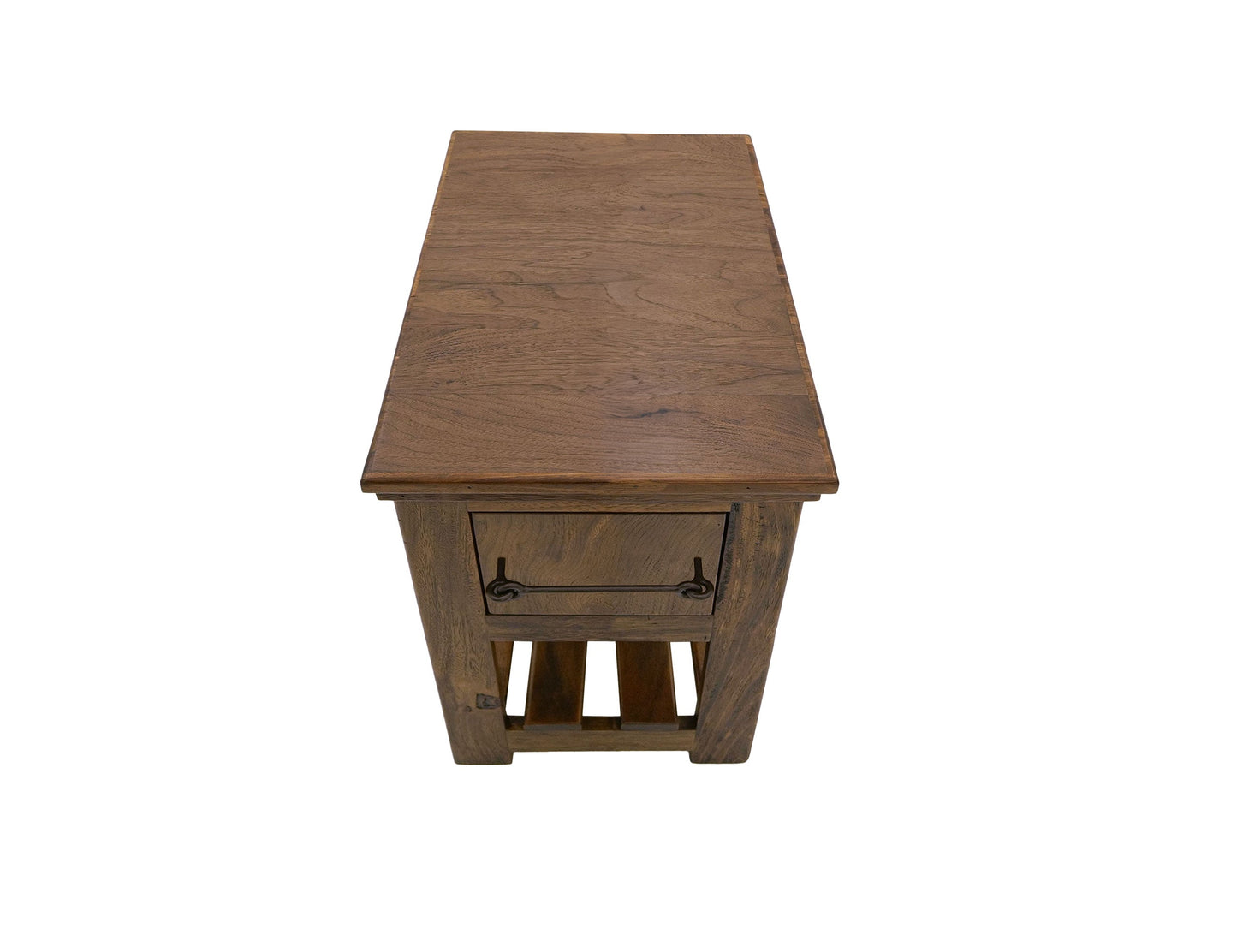 1 Drawer, Chairside Table - Walnut Brown