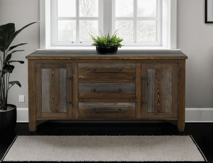 3 Drawer, 2 Door, Buffet - Multicolor