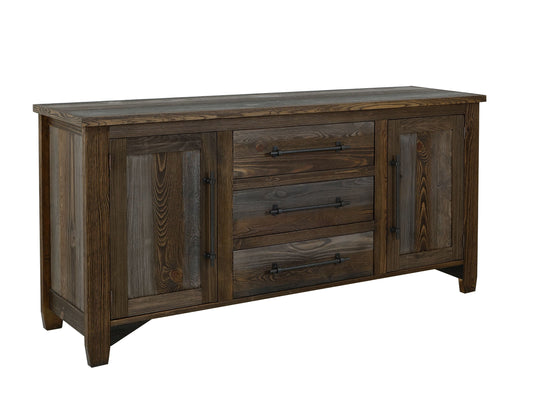 3 Drawer, 2 Door, Buffet - Multicolor
