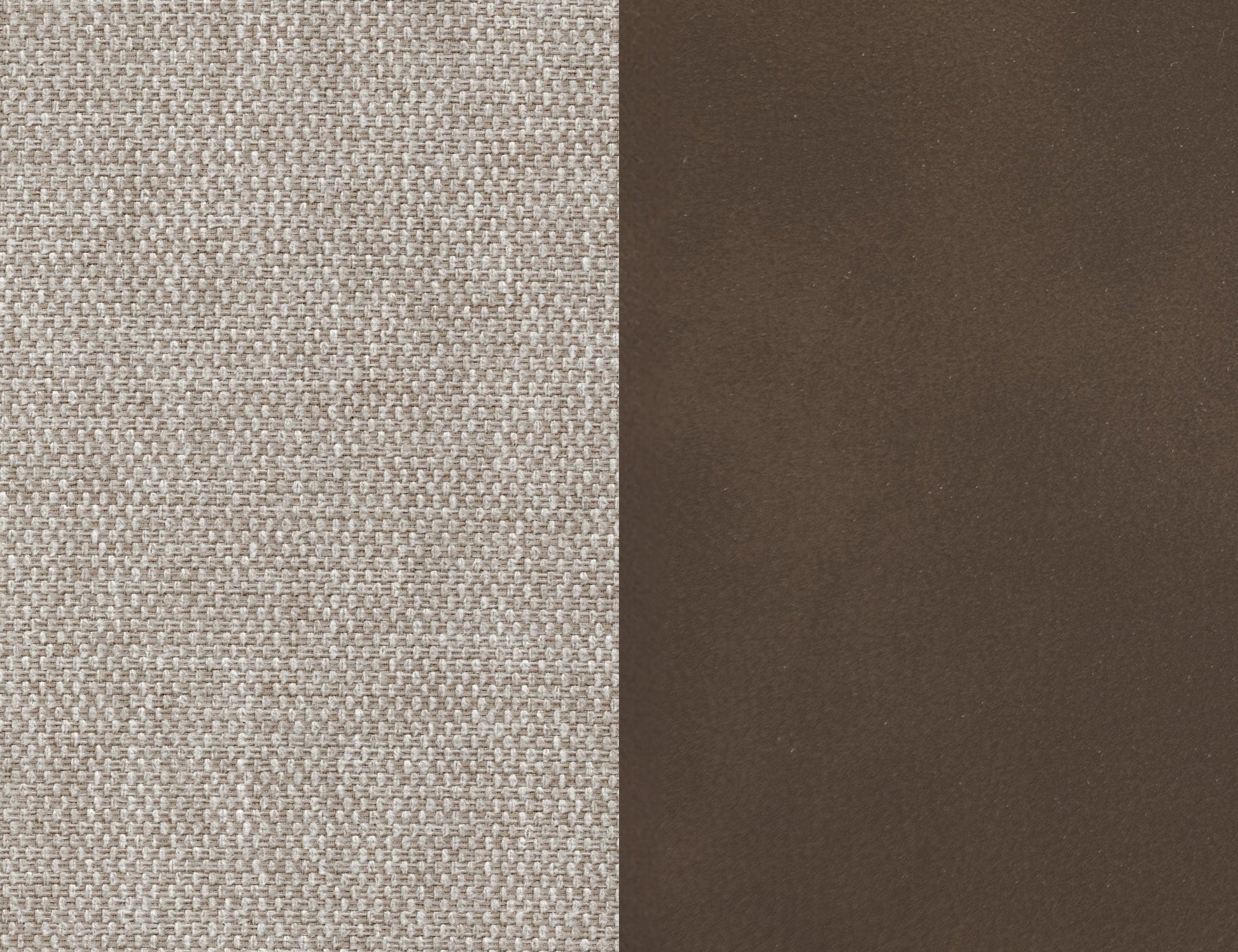 Bicolor Fabric, Wooden Frame & Metal Base, 360 Degree, Armchair - Walnut Brown