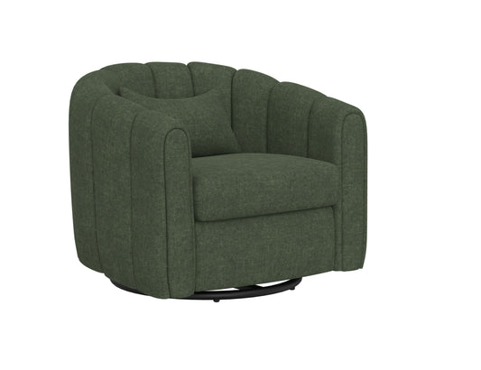 Wooden Frame & Metal Base, 360 Degree Swivel Glider - Tribu Forest