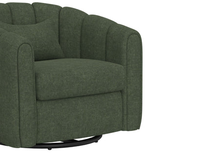 Wooden Frame & Metal Base, 360 Degree Swivel Glider - Tribu Forest