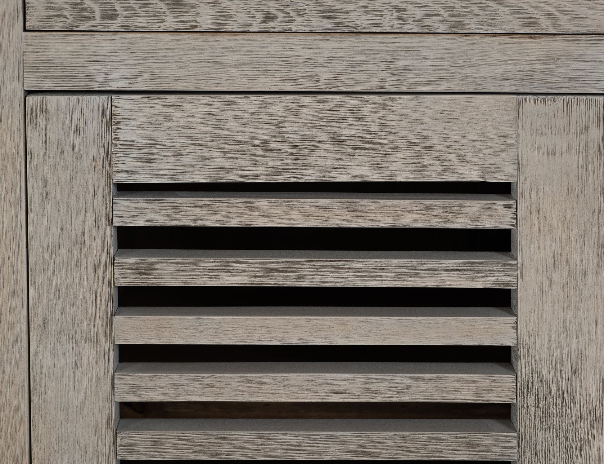 6 Drawer, 2 Door, Buffet - Light Cream