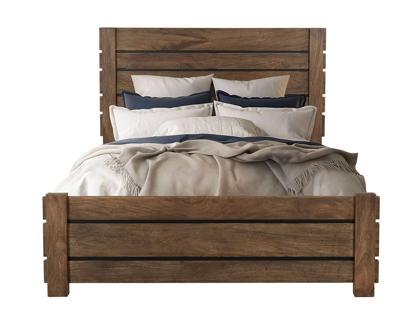 5/0 Queen Platform - Barrel Brown