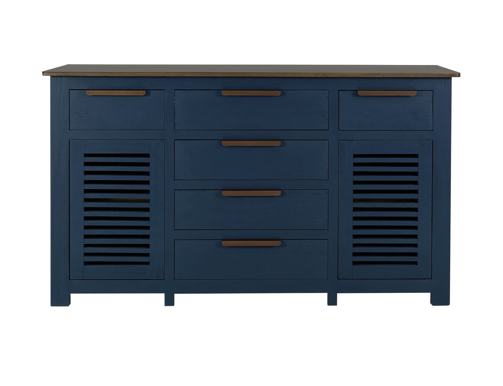 6 Drawer, 2 Door, Buffet - Ivory