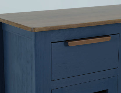 6 Drawer, 2 Door, Buffet - Ivory