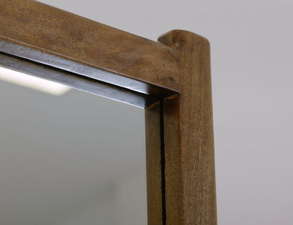 Mirror - Barrel Brown