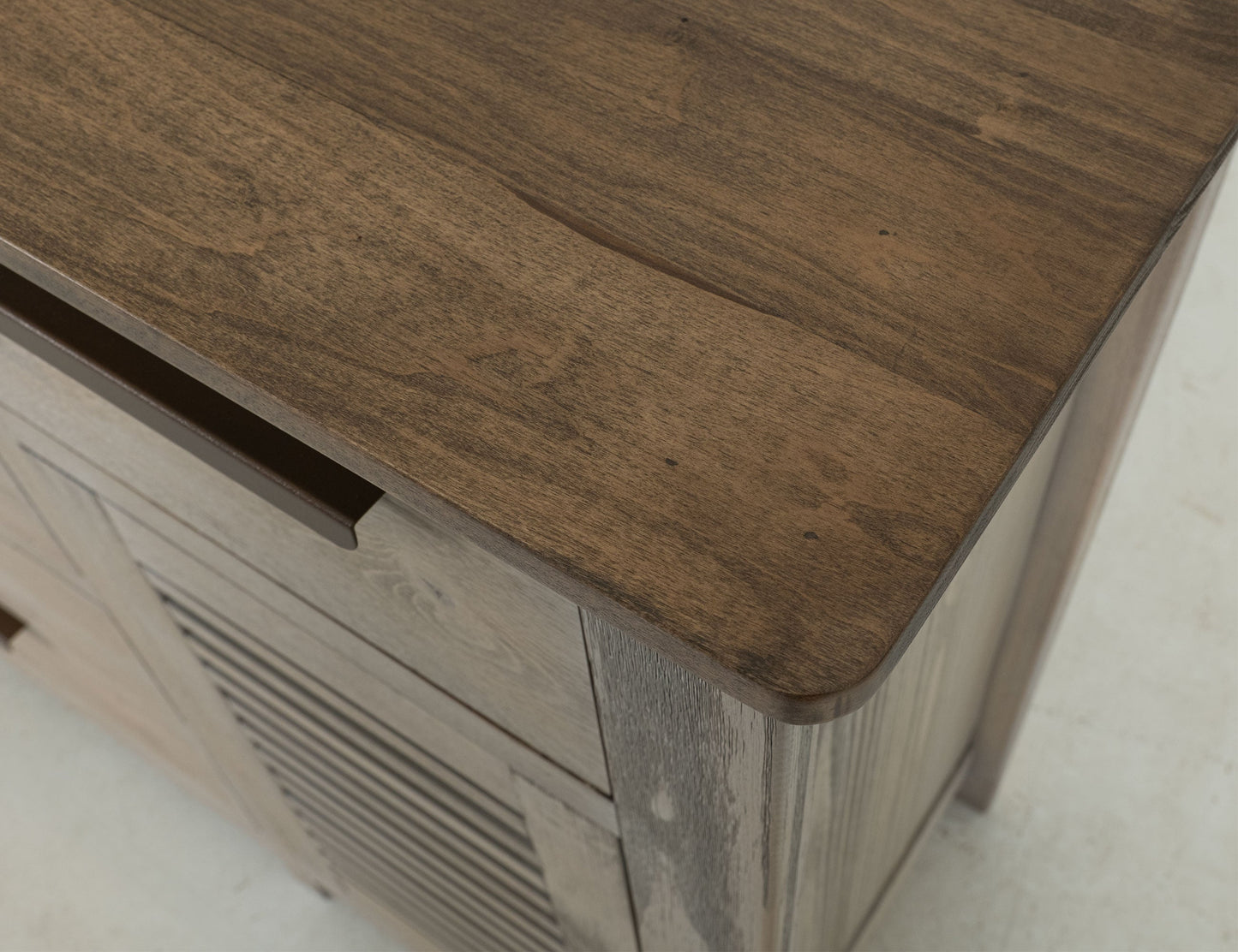 6 Drawer, 2 Door, Buffet - Light Cream