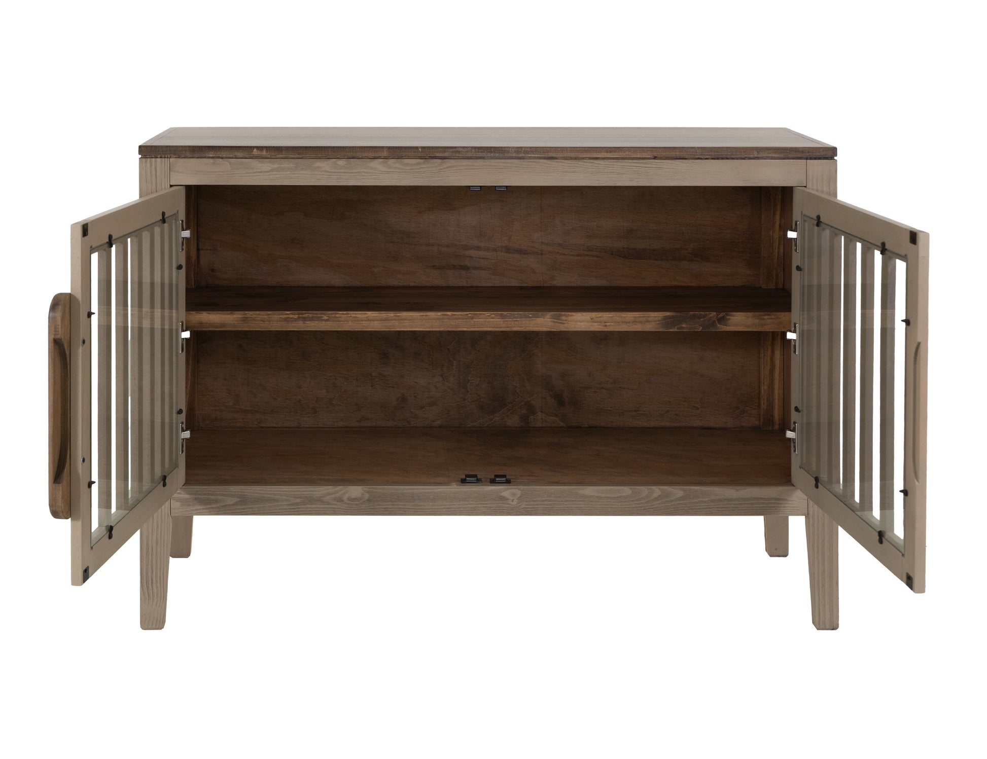 2 Door, 1 Shelf, Cosole - Sand Brown