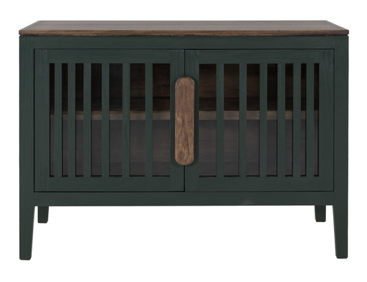 2 Door, 1 Shelf, Cosole - Forest Green