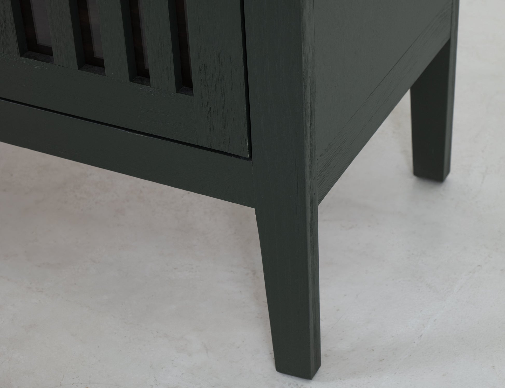 2 Door, 1 Shelf, Cosole - Forest Green