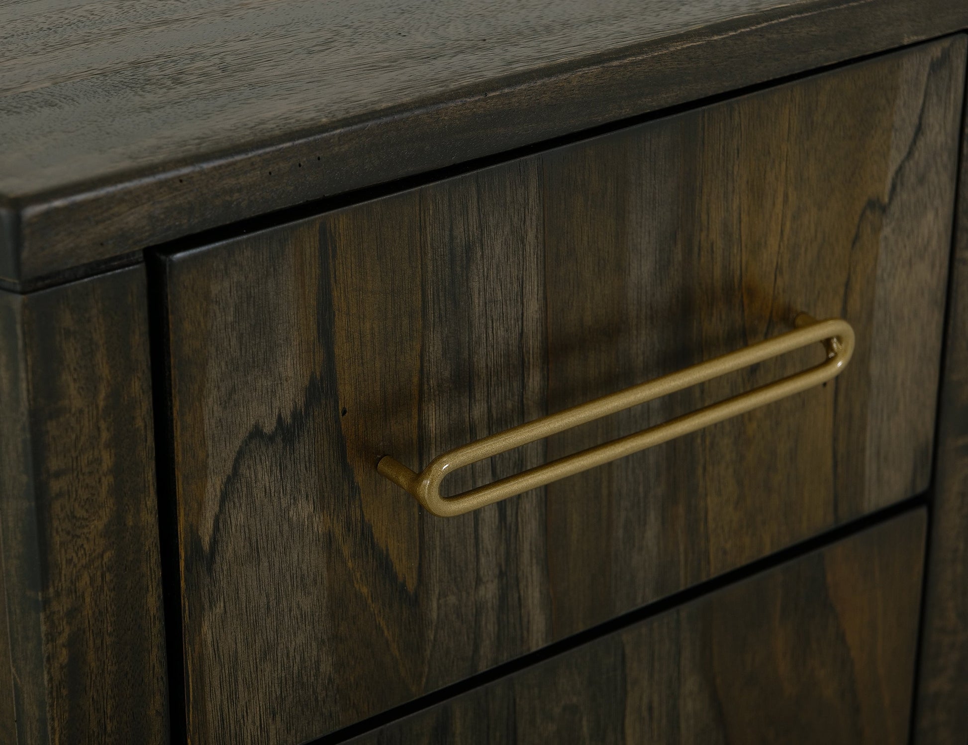 7 Drawer, Console - Oil Black