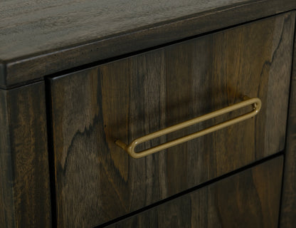 7 Drawer, Console - Oil Black