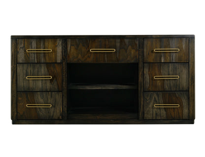 7 Drawer, Console - Oil Black