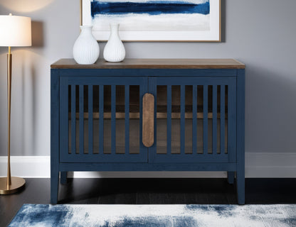 2 Door, 1 Shelf, Cosole - Indigo Blue