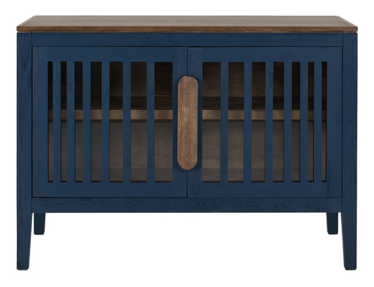 2 Door, 1 Shelf, Cosole - Indigo Blue