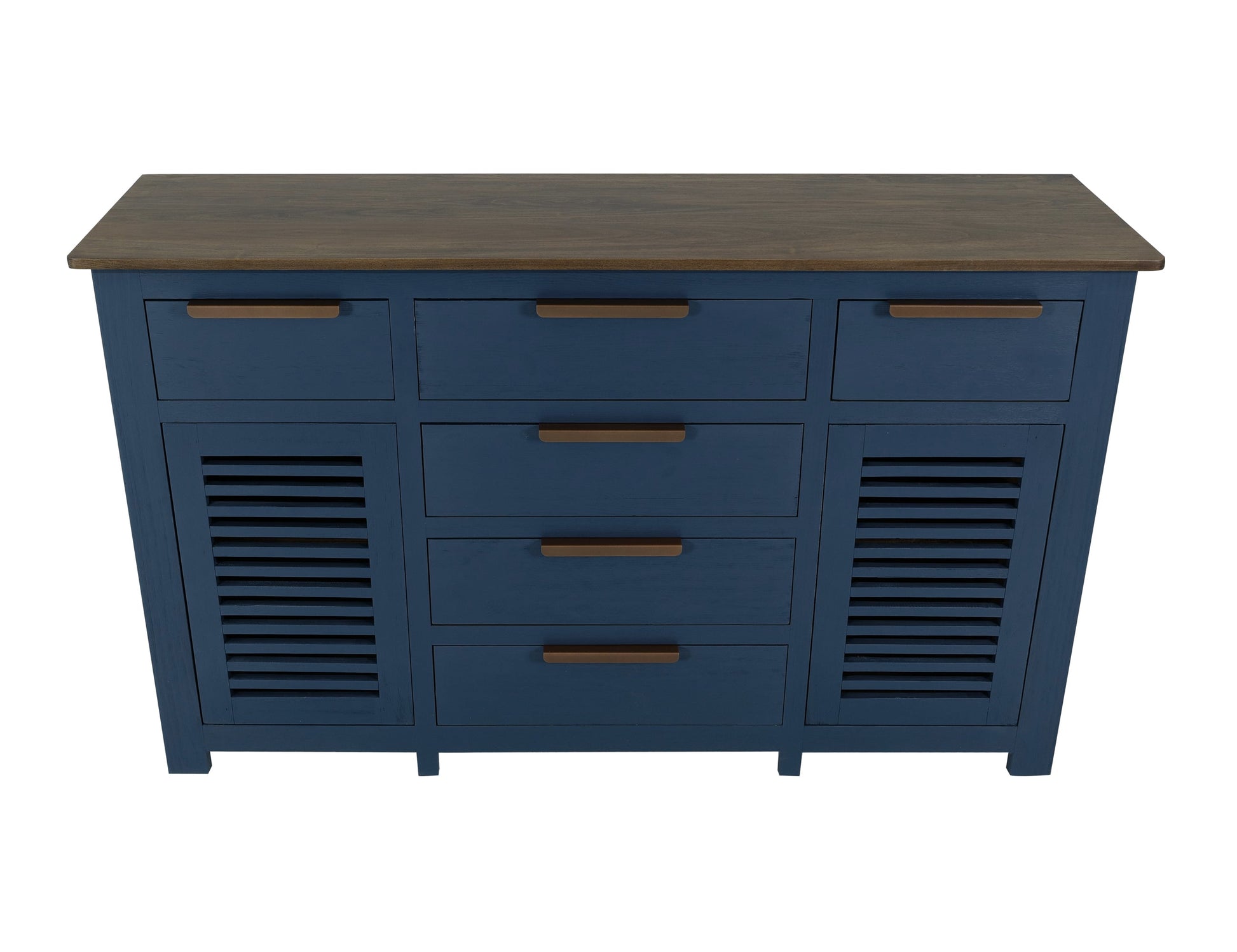 6 Drawer, 2 Door, Buffet - Ivory