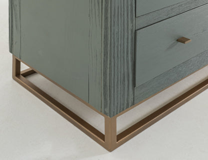12 Drawer, Console - Forest Green