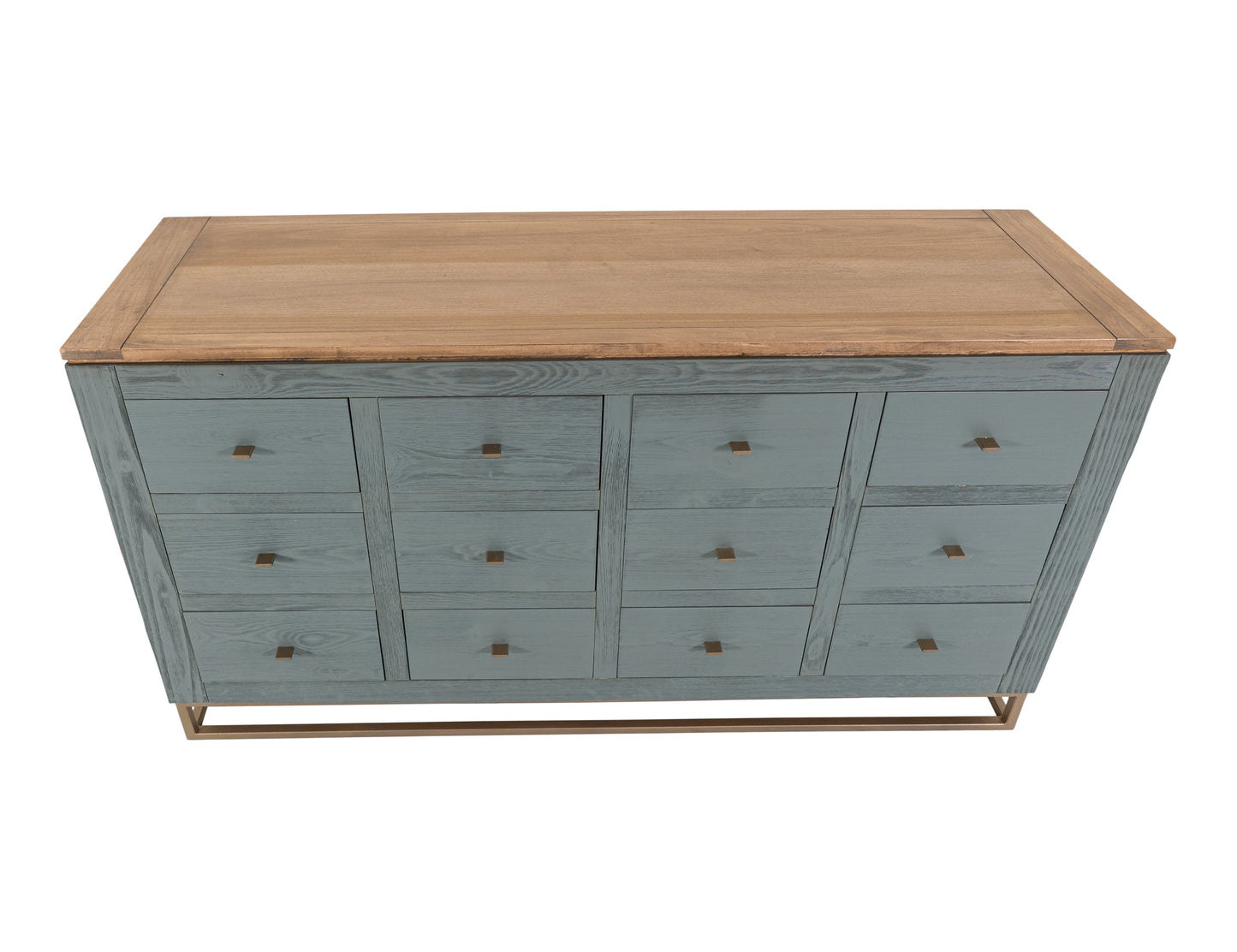 12 Drawer, Console - Forest Green
