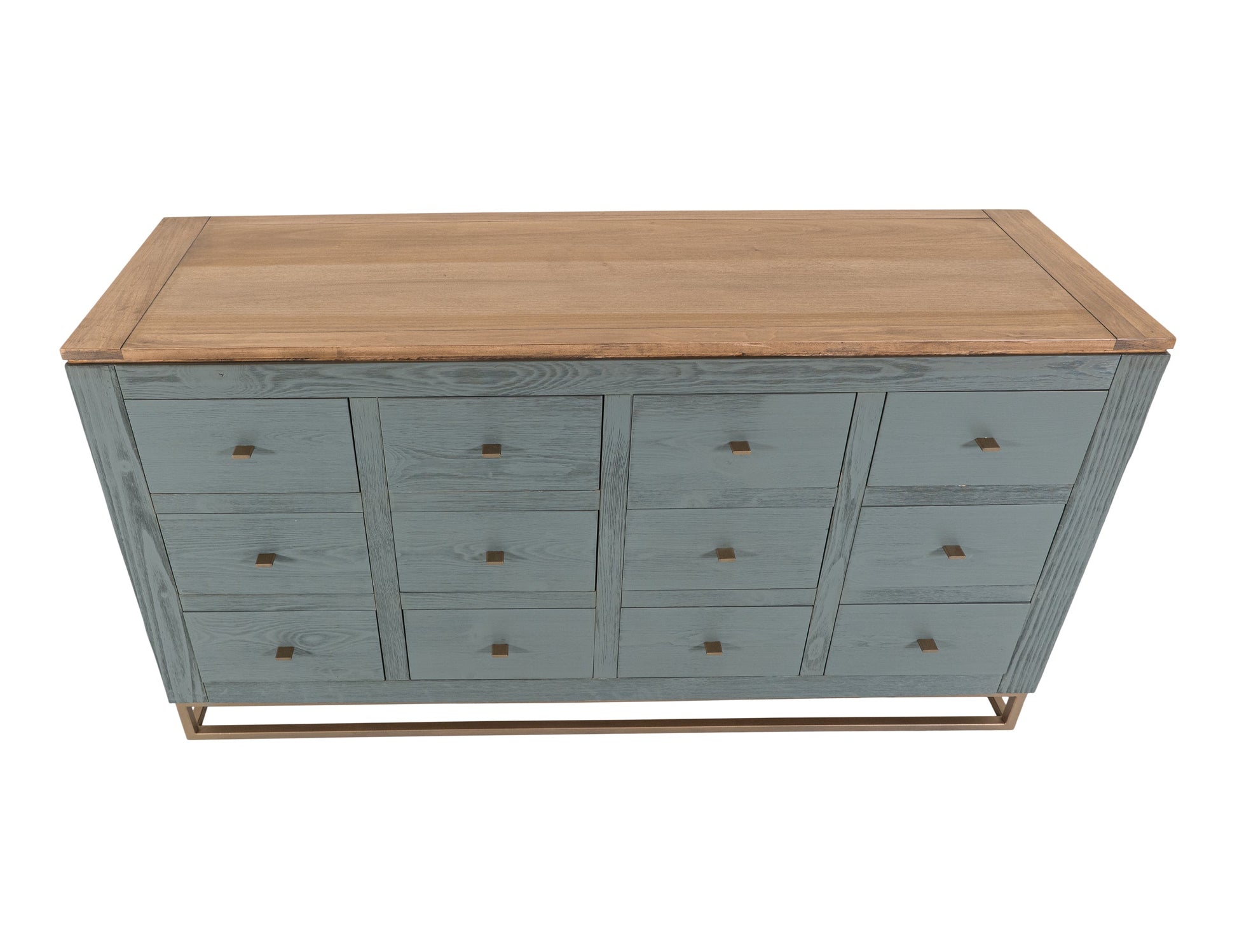 12 Drawer, Console - Forest Green