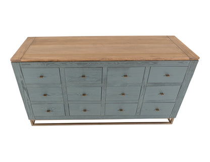 12 Drawer, Console - Forest Green