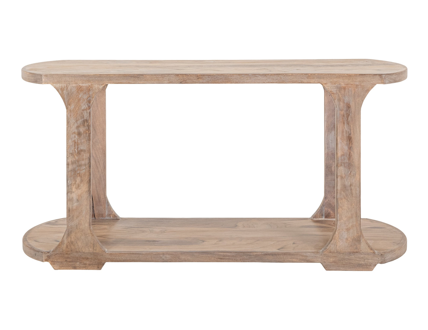 1 Shelf, Sofa Table - Ivory White