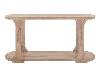 1 Shelf, Sofa Table - Ivory White