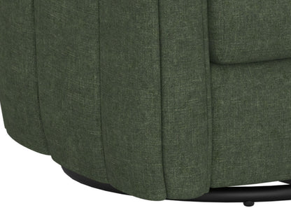 Wooden Frame & Metal Base, 360 Degree Swivel Glider - Tribu Forest