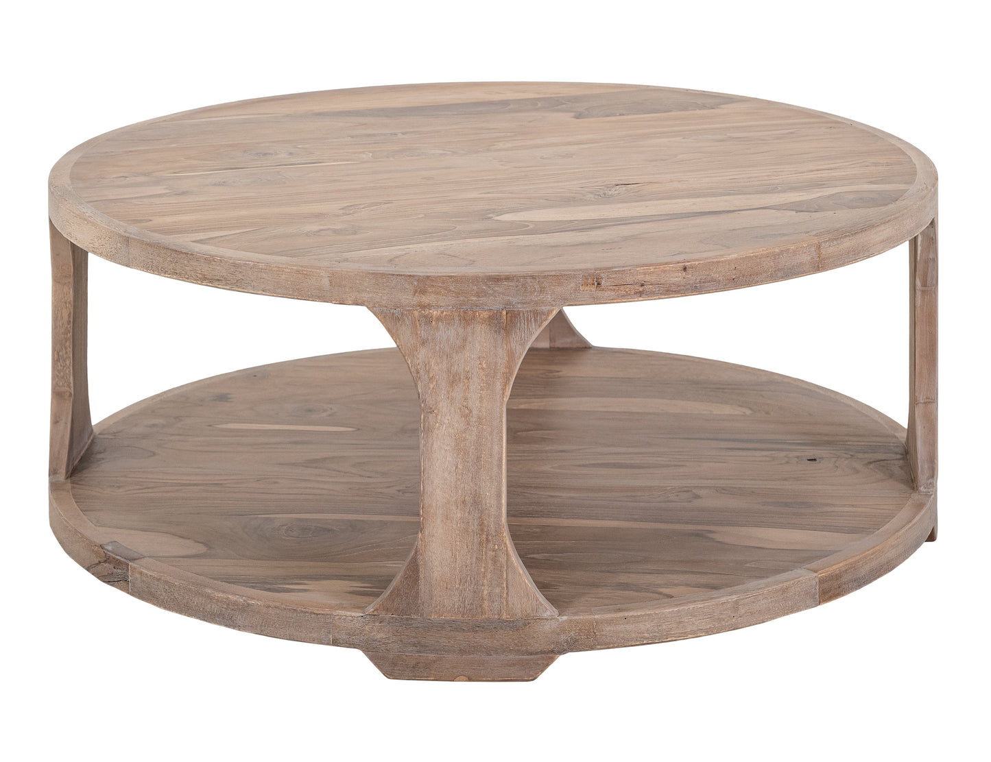 1 Shelf Cocktail Table - Ivory White