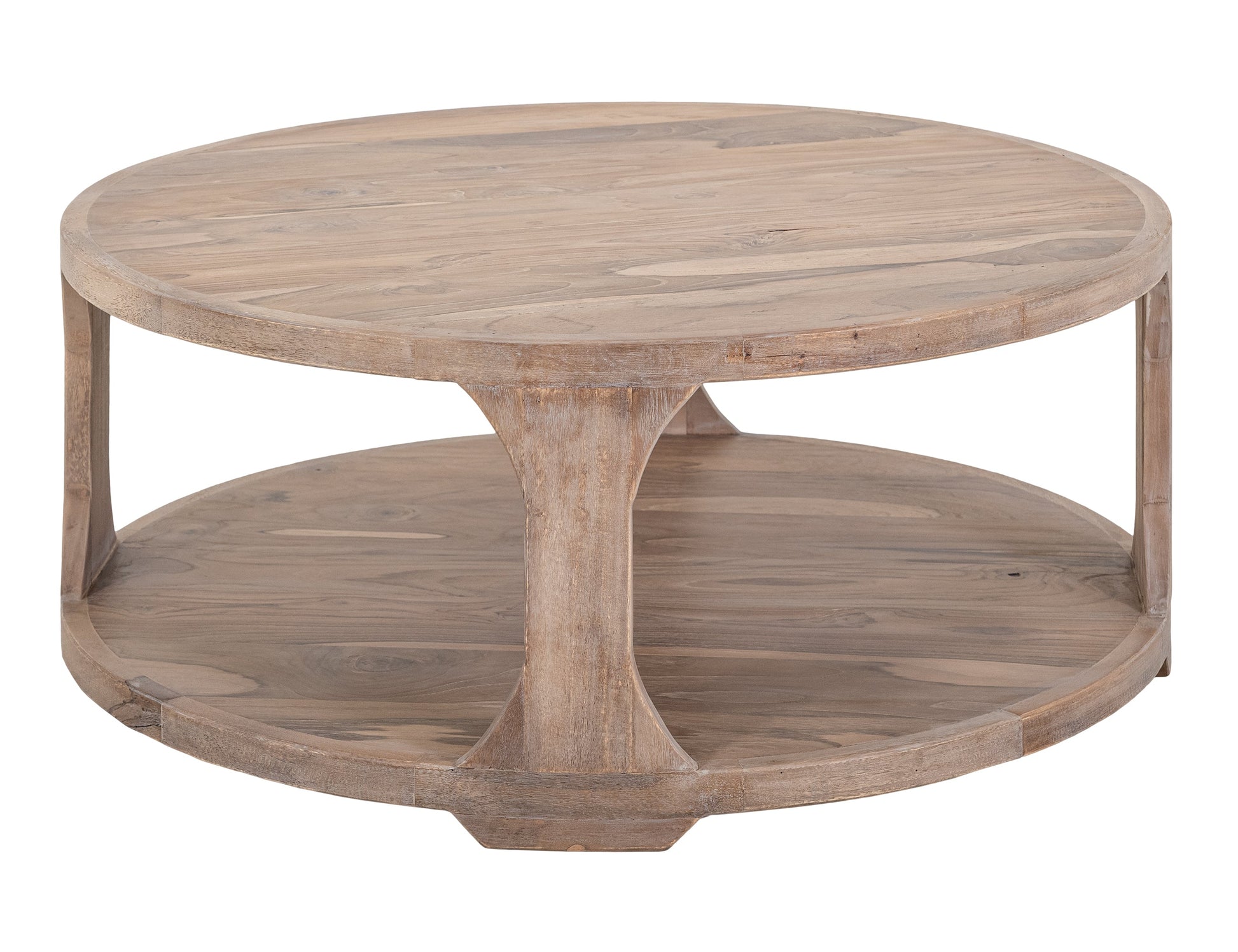 1 Shelf Cocktail Table - Ivory White
