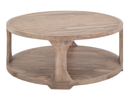 1 Shelf Cocktail Table - Ivory White